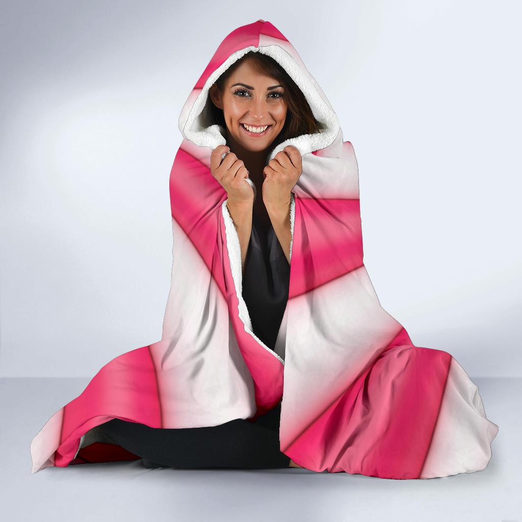 Vortex Twist Swirl Candy Print Hooded Blanket-JTAMIGO.COM