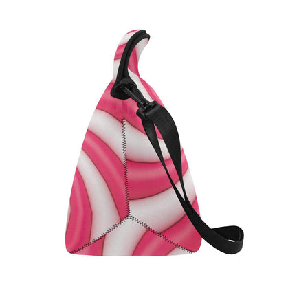 Vortex Twist Swirl Candy Print Neoprene Lunch Bag (Model 1669)(Large)-JTAMIGO.COM
