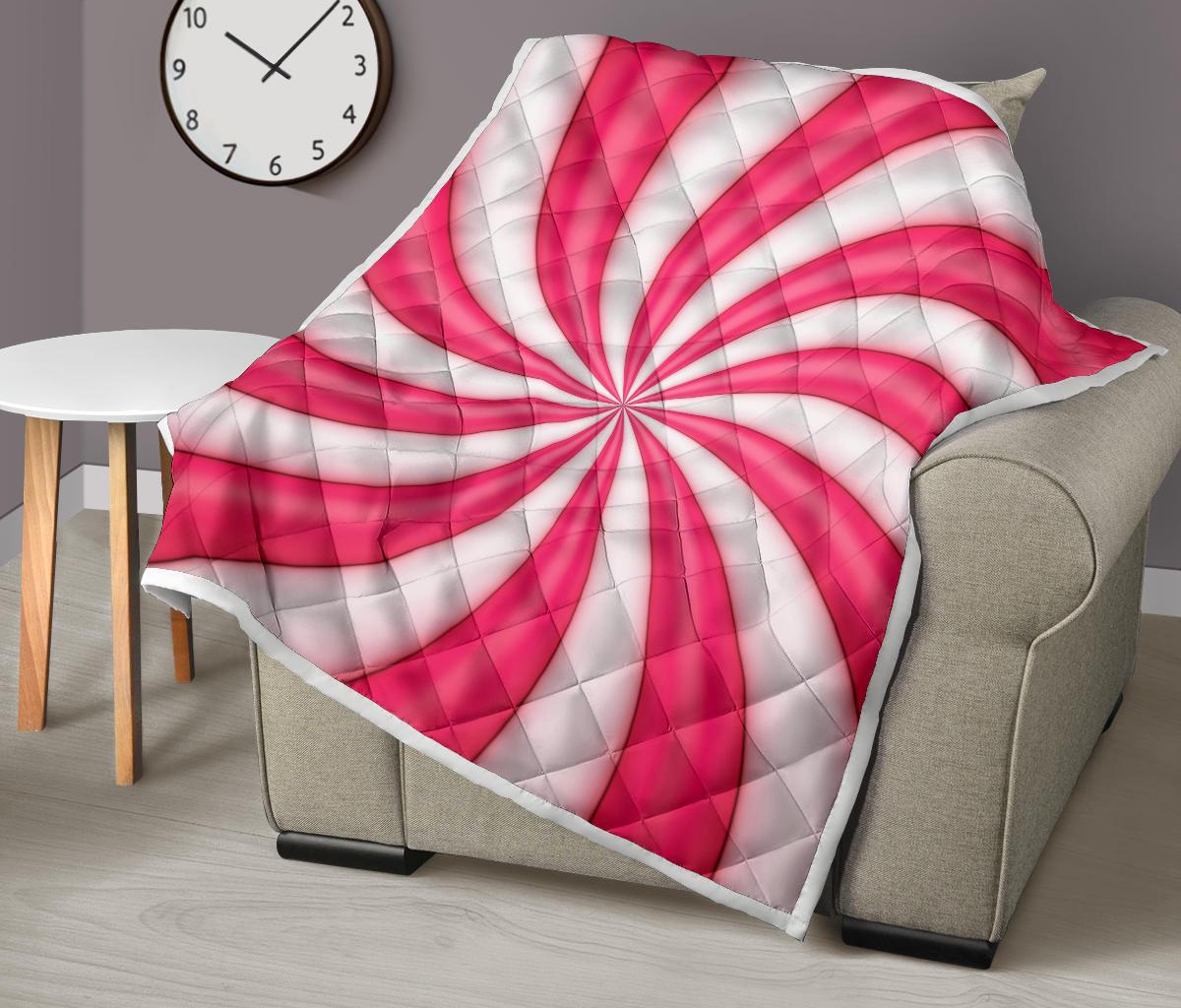 Vortex Twist Swirl Candy Print Premium Quilt-JTAMIGO.COM