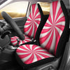 Vortex Twist Swirl Candy Print Universal Fit Car Seat Covers