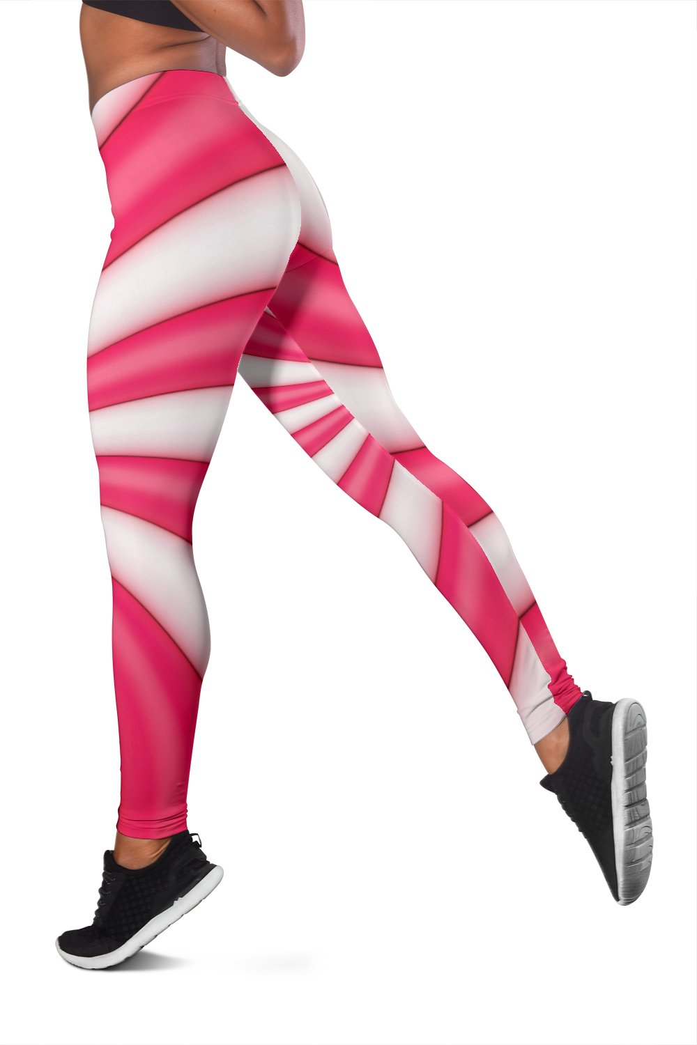 Vortex Twist Swirl Candy Print Women Leggings