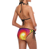 Vortex Twist Swirl Flame Themed Bikini Swimsuit-JTAMIGO.COM