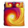 Vortex Twist Swirl Flame Themed Duvet Cover Bedding Set