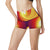 Vortex Twist Swirl Flame Themed High Waisted Spandex Shorts-JTAMIGO.COM