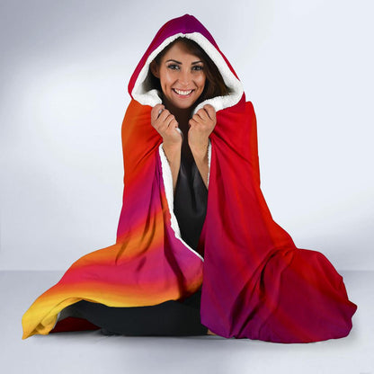Vortex Twist Swirl Flame Themed Hooded Blanket-JTAMIGO.COM