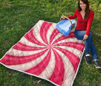 Vortex Twist Swirl Flame Themed Premium Quilt-JTAMIGO.COM