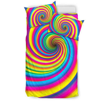 Vortex Twist Swirl Rainbow Design Duvet Cover Bedding Set