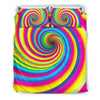 Vortex Twist Swirl Rainbow Design Duvet Cover Bedding Set