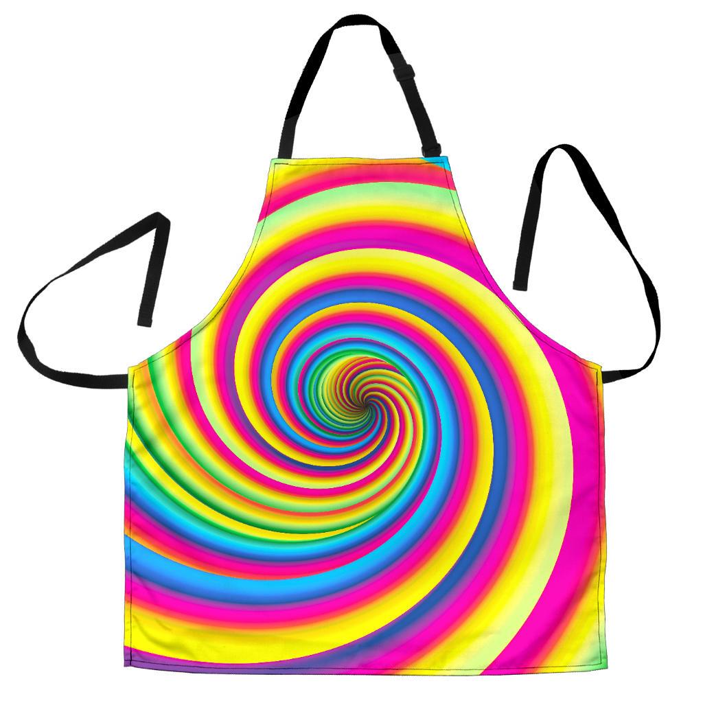 Vortex Twist Swirl Rainbow Design Women Apron