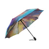Vortex Twist Swirl Water Color Design Automatic Foldable Umbrella