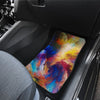 Vortex Twist Swirl Water Color Design Car Floor Mats
