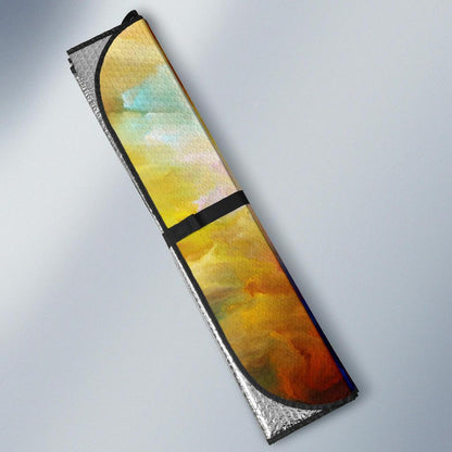 Vortex Twist Swirl Water Color Design Car Sun Shade For Windshield