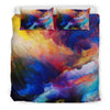 Vortex Twist Swirl Water Color Design Duvet Cover Bedding Set