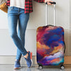 Vortex Twist Swirl Water Color Design Luggage Cover Protector
