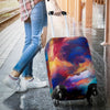 Vortex Twist Swirl Water Color Design Luggage Cover Protector