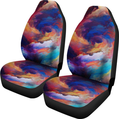 Vortex Twist Swirl Water Color Design Universal Fit Car Seat Covers