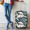 Wave Art Print Luggage Cover Protector