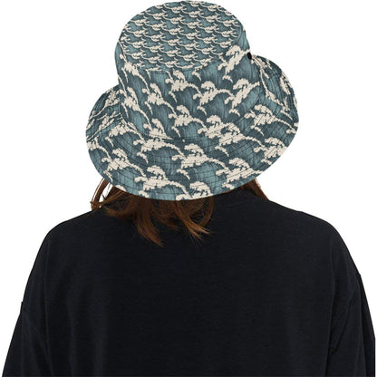 Wave Art Print Unisex Bucket Hat