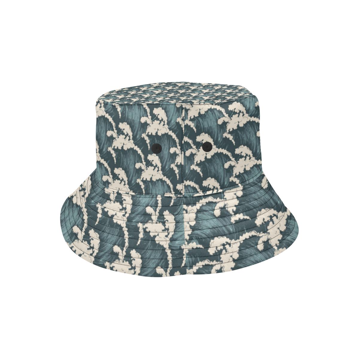 Wave Art Print Unisex Bucket Hat