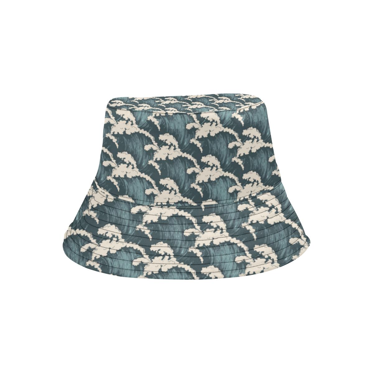 Wave Art Print Unisex Bucket Hat