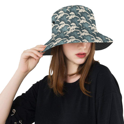 Wave Art Print Unisex Bucket Hat