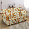 Western Cowboy Design Pattern Loveseat Slipcover-JTAMIGO.COM