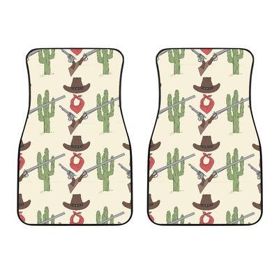 Western Cowboy Print Car Floor Mats