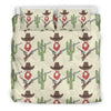 Western Cowboy Print Duvet Cover Bedding Set