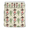 Western Cowboy Print Duvet Cover Bedding Set
