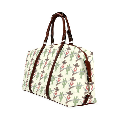 Western Cowboy Print Travel Bag