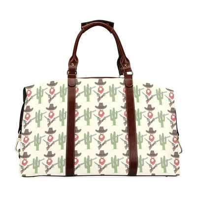 Western Cowboy Print Travel Bag