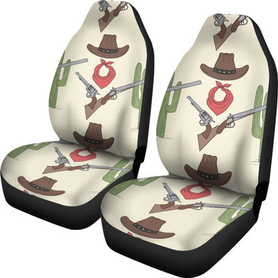 Western Cowboy Print Universal Fit Car Seat Covers