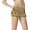 Western Cowboy Themed High Waisted Spandex Shorts-JTAMIGO.COM