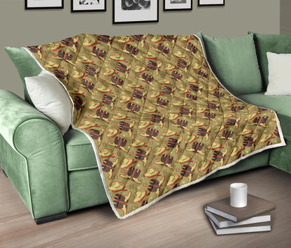 Western Cowboy Themed Premium Quilt-JTAMIGO.COM