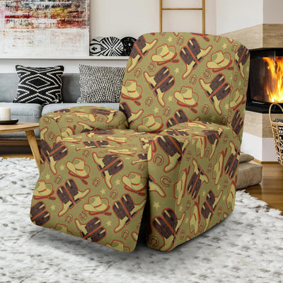 Western Cowboy Themed Recliner Slipcover-JTAMIGO.COM