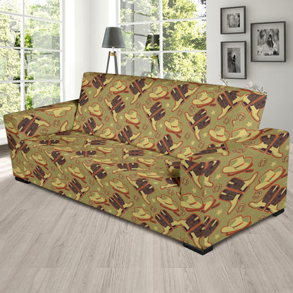 Western Cowboy Themed Sofa Slipcover-JTAMIGO.COM