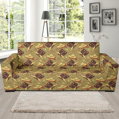 Western Cowboy Themed Sofa Slipcover-JTAMIGO.COM