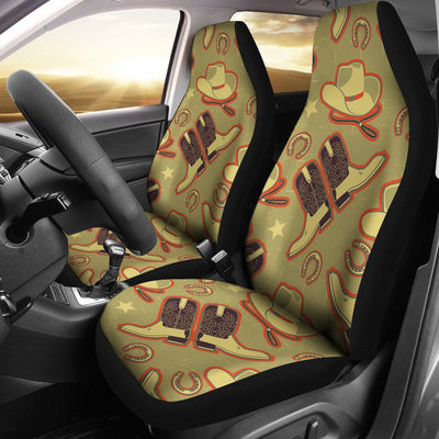 Western Cowboy Themed Universal Fit Car Seat Covers