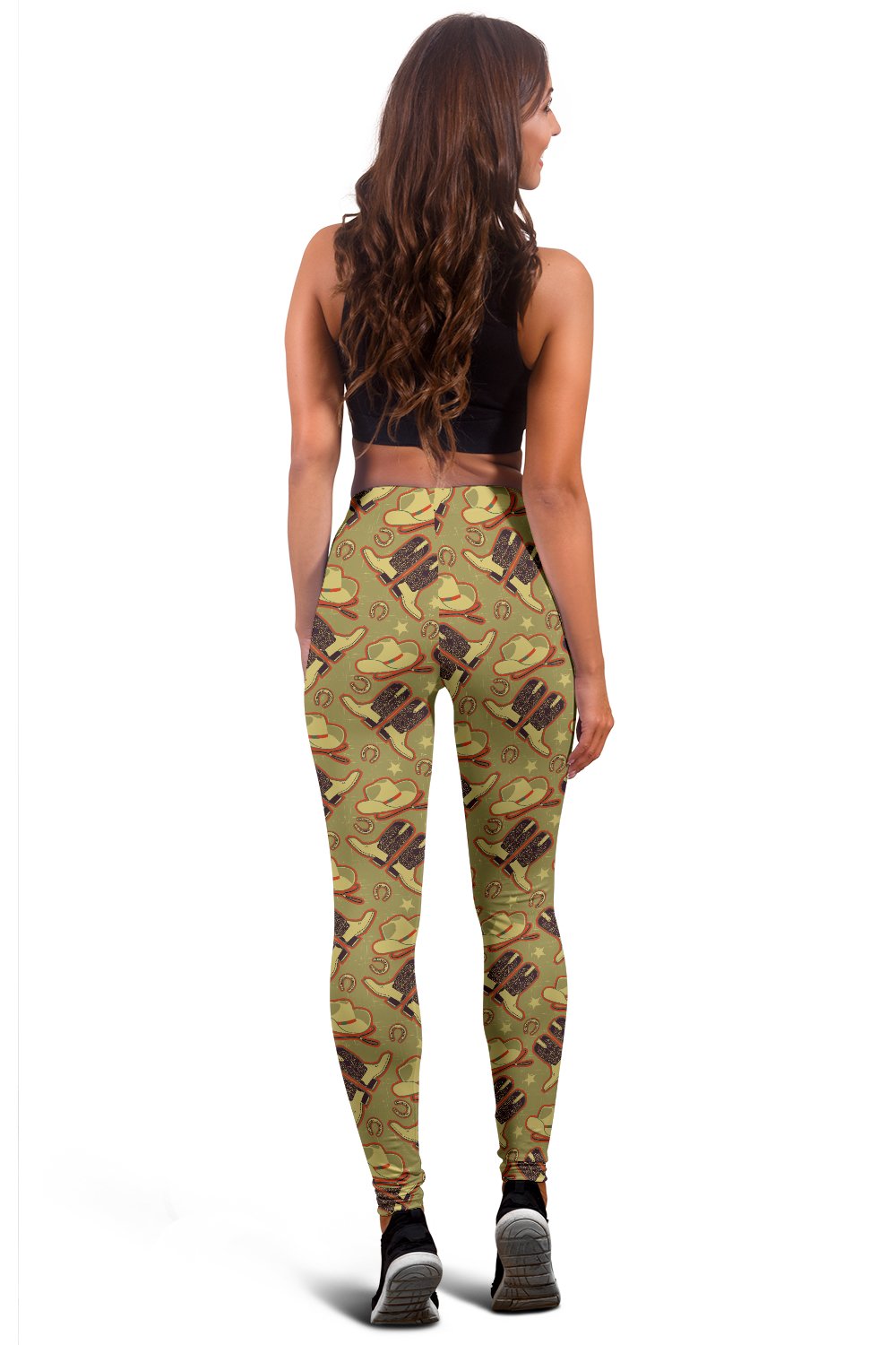 Western Cowboy Themed Women Leggings