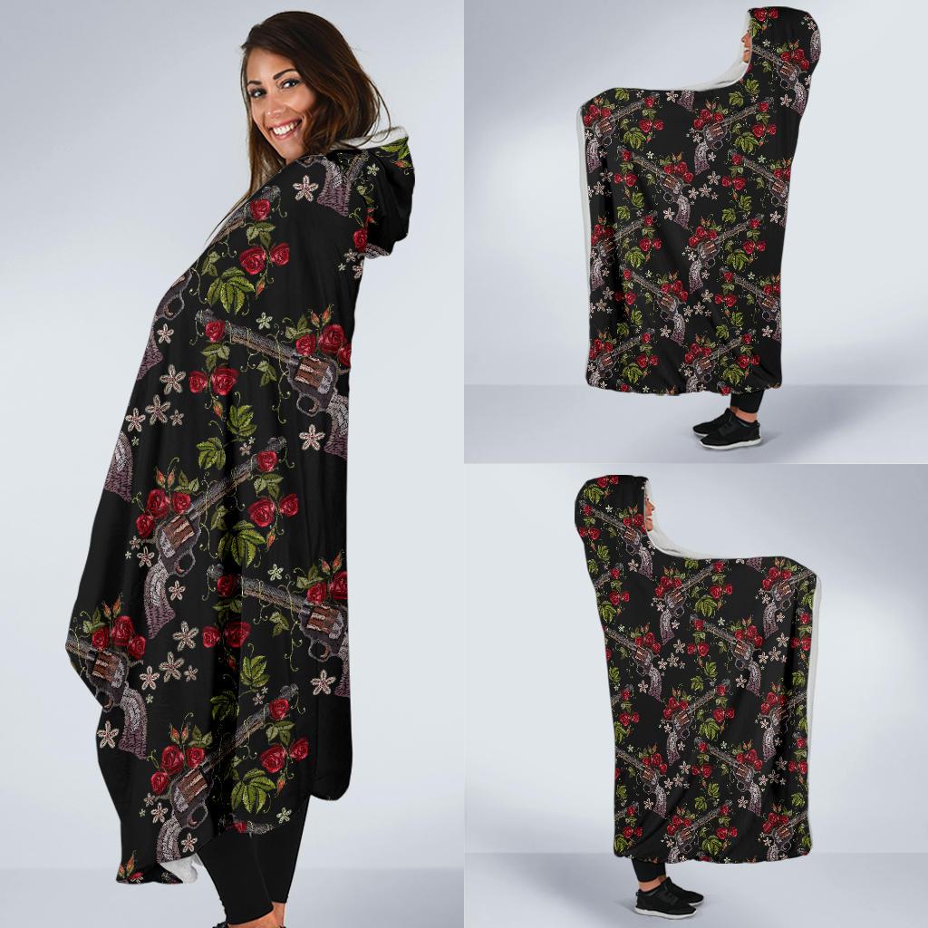 Western Design Hooded Blanket-JTAMIGO.COM