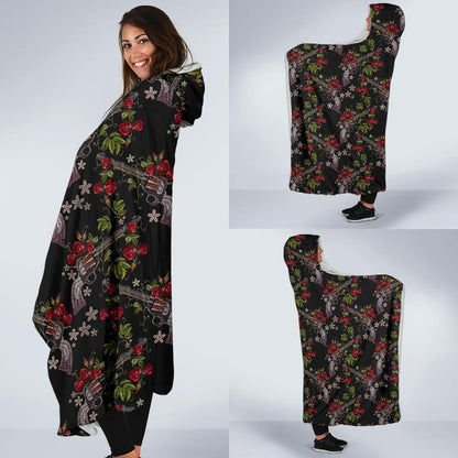 Western Design Hooded Blanket-JTAMIGO.COM