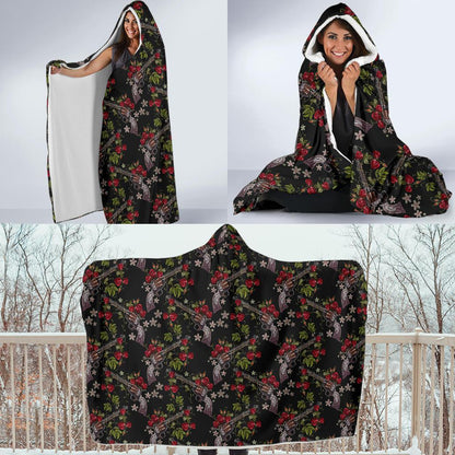 Western Design Hooded Blanket-JTAMIGO.COM