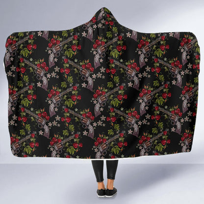 Western Design Hooded Blanket-JTAMIGO.COM