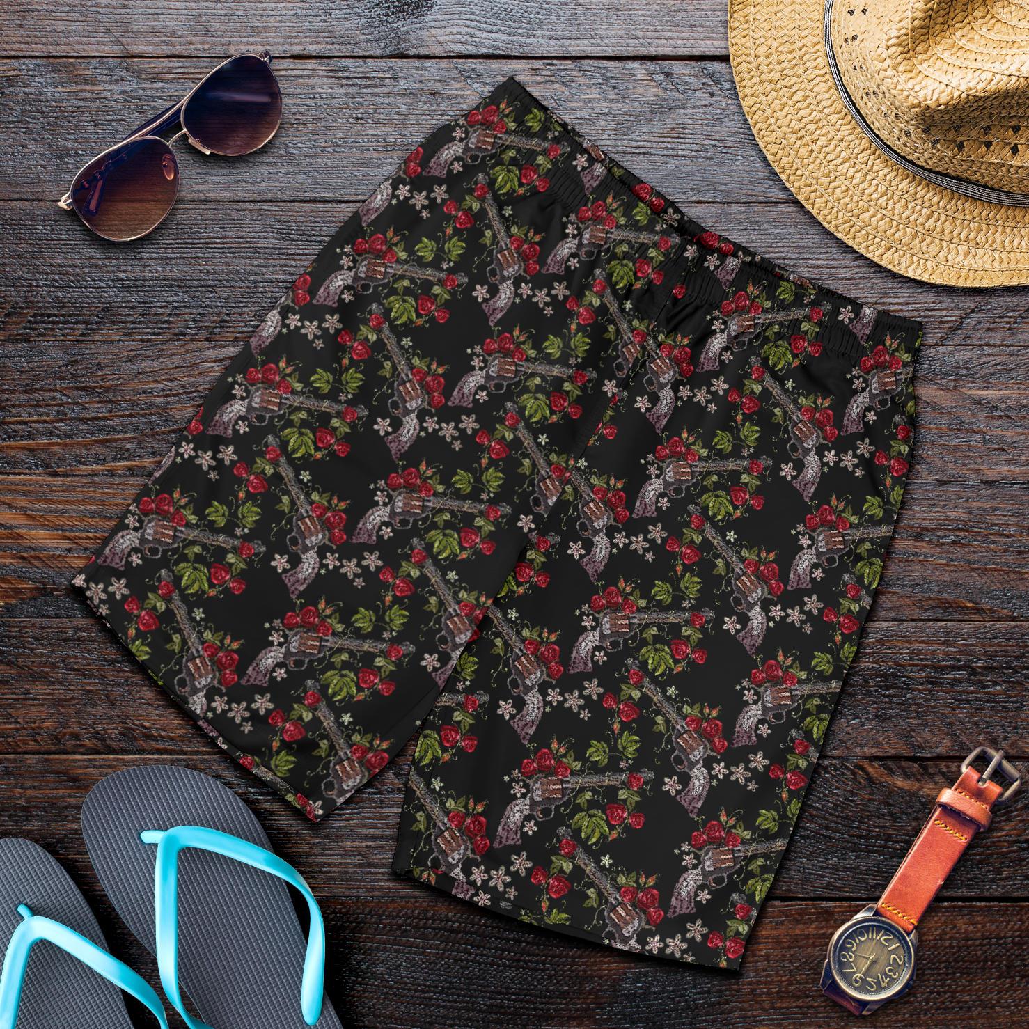 Western Design Mens Shorts-JTAMIGO.COM