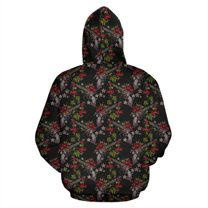 Western Design Zip Up Hoodie