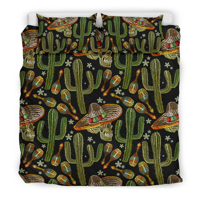 Western Style Print Duvet Cover Bedding Set