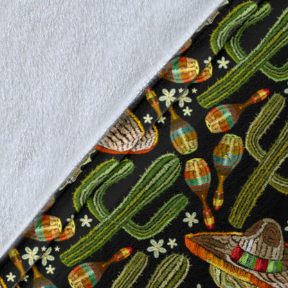 Western Style Print Fleece Blanket