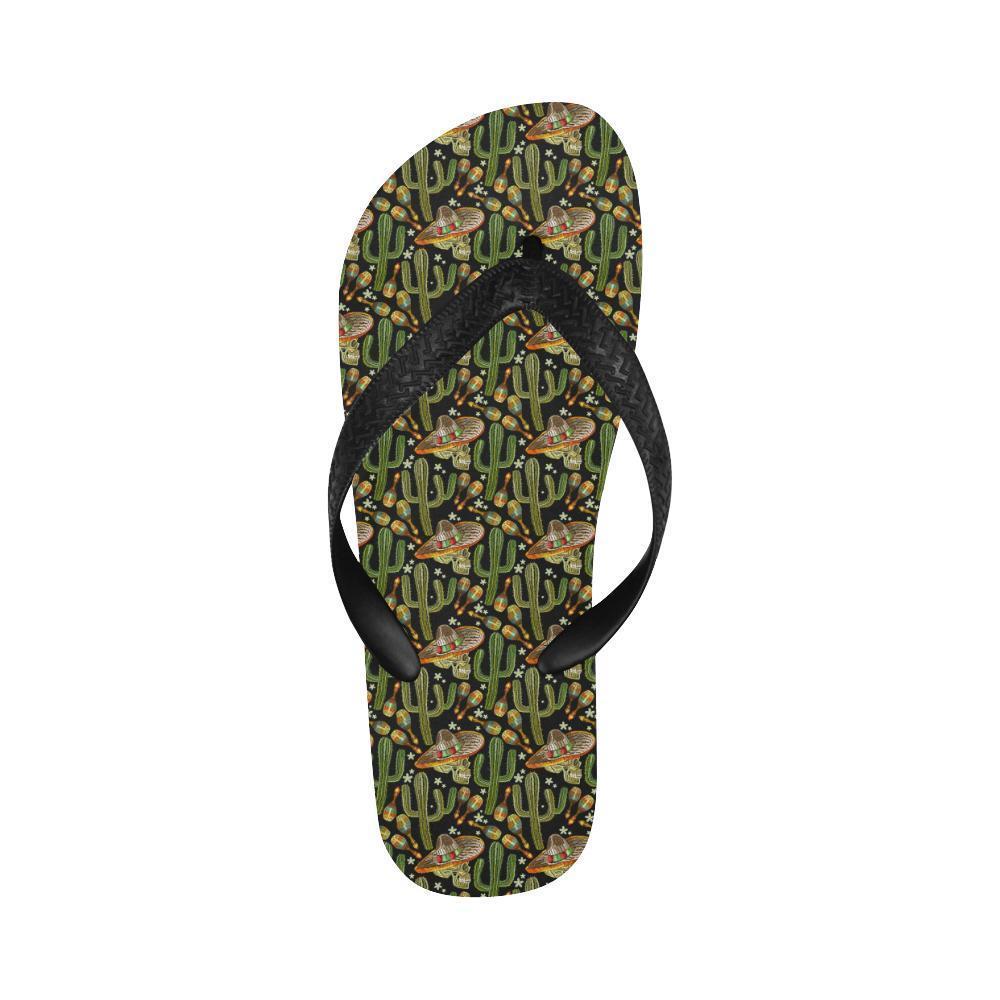 Western Style Print Flip Flops-JTAMIGO.COM