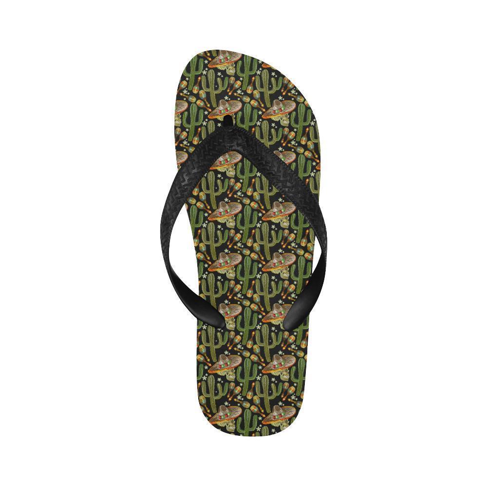 Western Style Print Flip Flops-JTAMIGO.COM