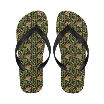 Western Style Print Flip Flops-JTAMIGO.COM